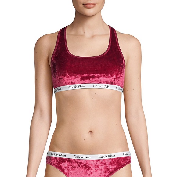 Calvin Klein Other - 2 for $28 Calvin Klein carousel velour bralette